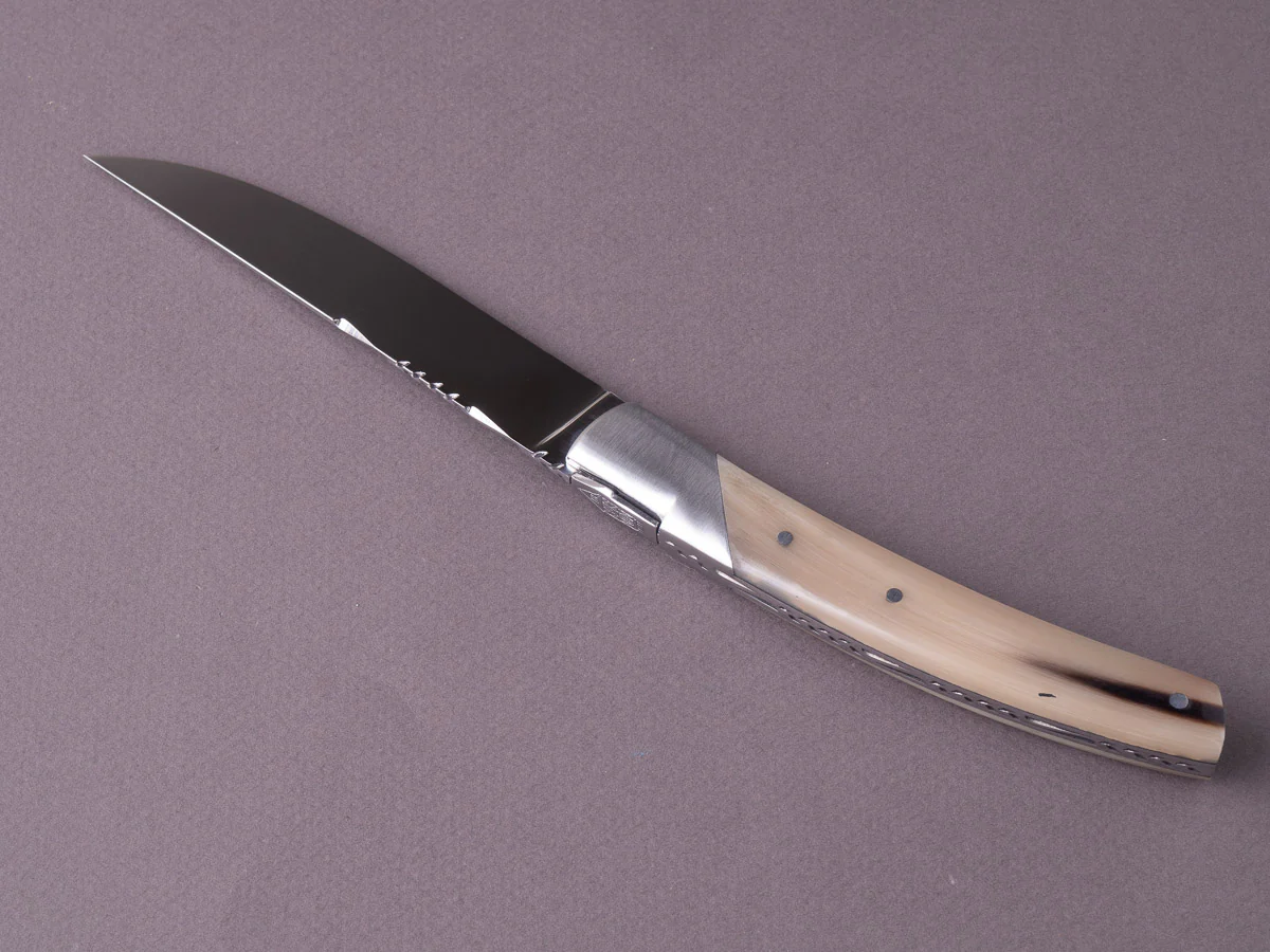 Goyon Chazeau - Le Thiers "Prestige" - Steak/Table Knives - Horn of Aubrac Handle - Set of 6 - Image 3