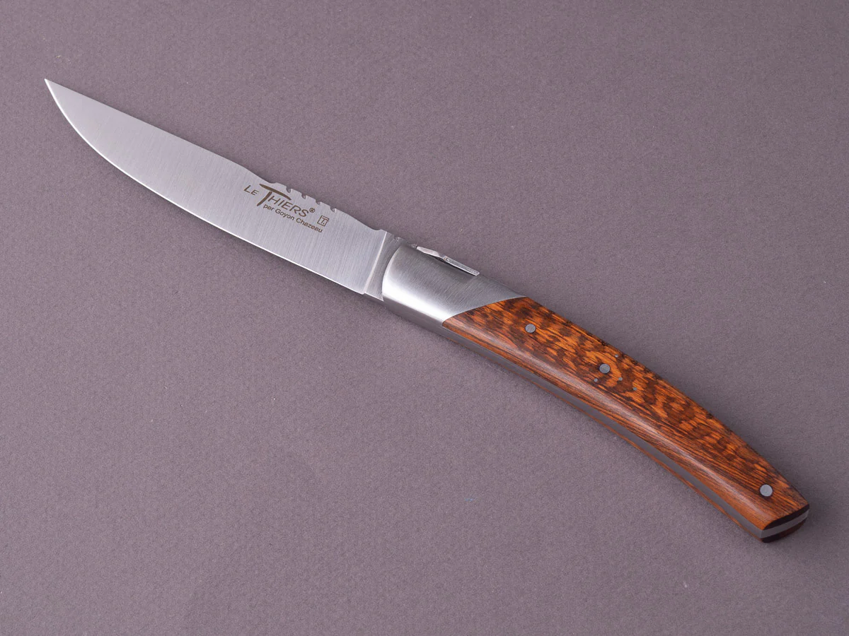 Goyon Chazeau - Le Thiers "Prestige" - Steak/Table Knives - Snakewood Handle - Set of 6 - Image 2