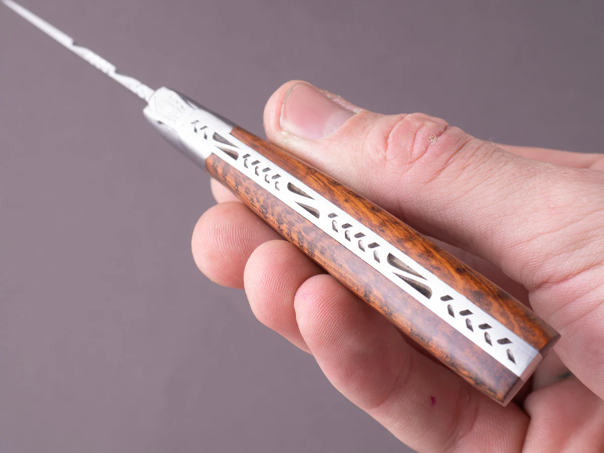 Goyon Chazeau - Le Thiers "Prestige" - Steak/Table Knives - Snakewood Handle - Set of 6 - Image 7