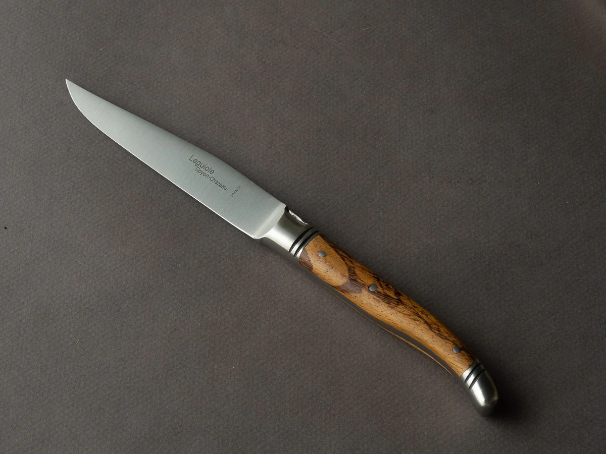 Goyon Chazeau - Steak Knives - Laguiole Avantage - Marble Wood - Matte Finish - Set of 6 - Image 2