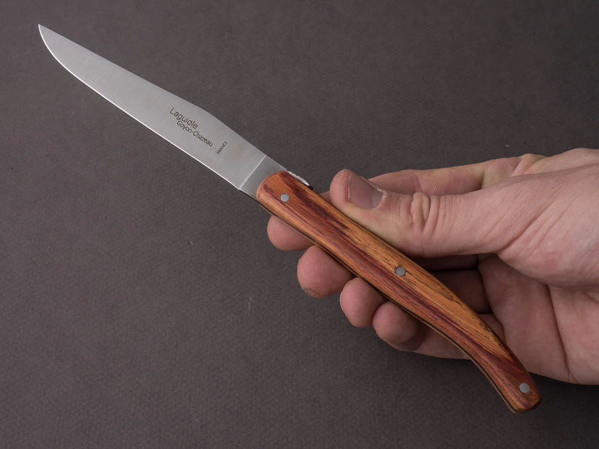 Goyon-Chazeau - Laguiole - Steak/Table Knives - Rosewood - Set of 6 - Image 5