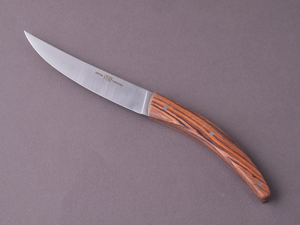 Goyon-Chazeau - Styl'ver Brasserie- Steak/Table Knives - Mixed Wood Handles - Set of 6 - Image 2