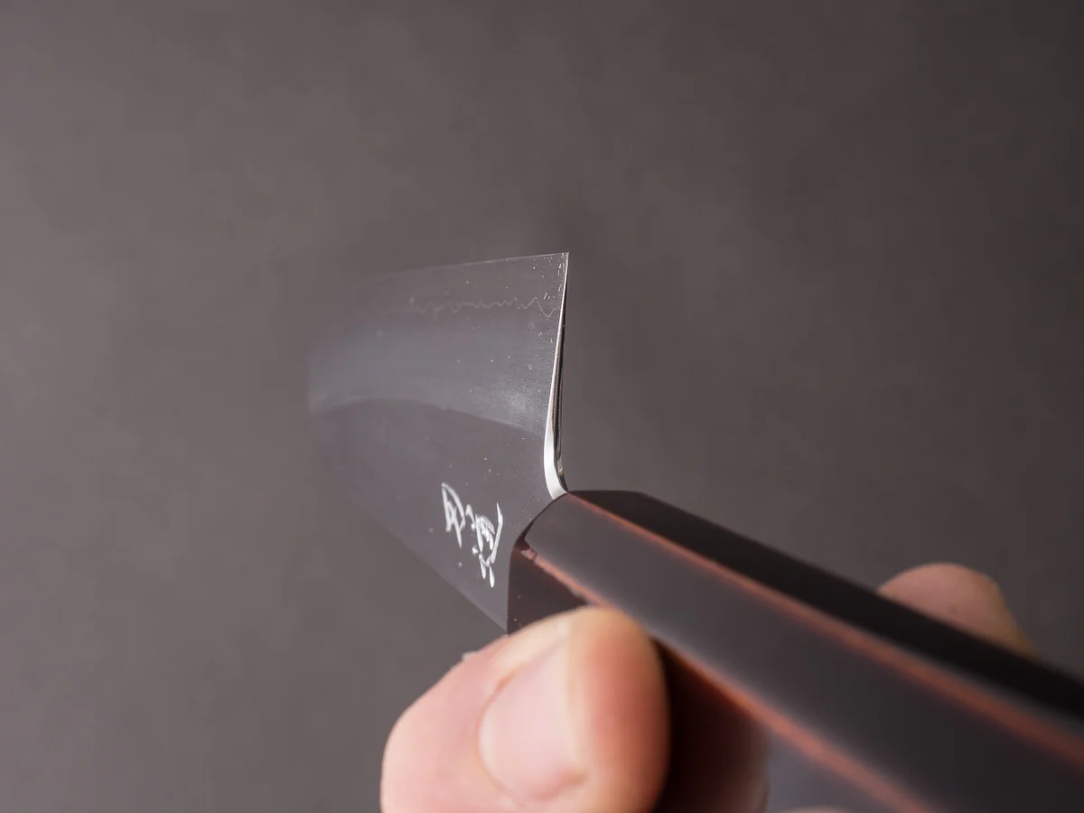HADO - Kijiro - Ginsan - 180mm Santoku - Urushi Handle - Image 10