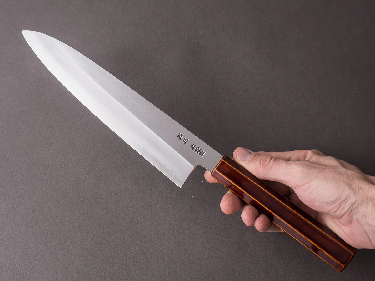HADO - Kijiro - Ginsan - 240mm Gyuto - Urushi Handle - Image 7
