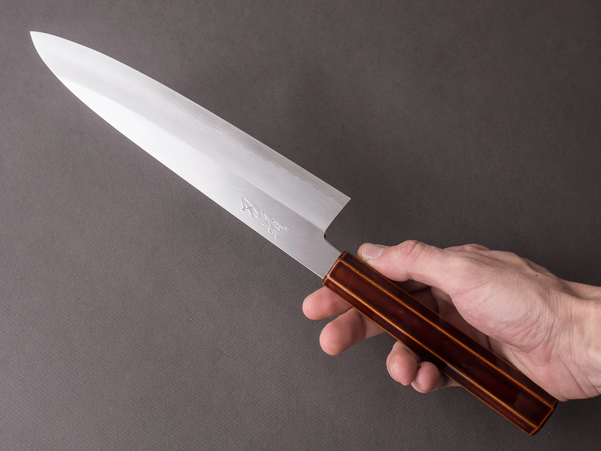 HADO - Kijiro - Ginsan - 240mm Gyuto - Urushi Handle - Image 8