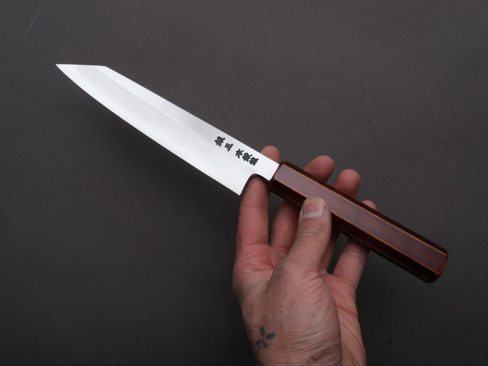HADO - Kijiro - Ginsan - 150mm Kiritsuke Petty - Urushi Handle - Image 4