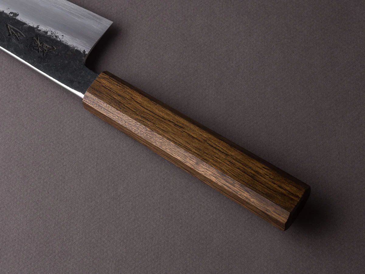 HADO - Sumi - White #2 - Kurouchi - 180mm Bunka - Urushi Oak Black Handle - Image 4