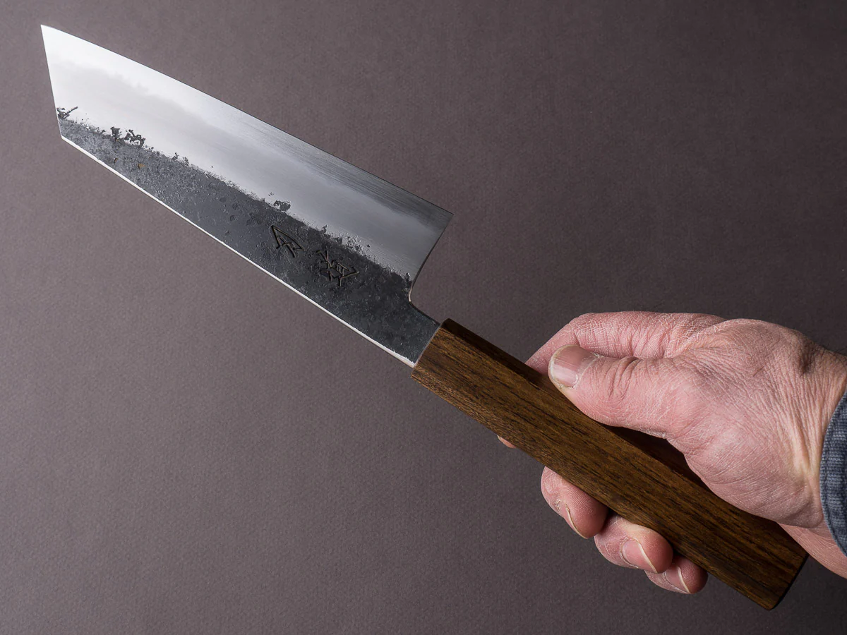HADO - Sumi - White #2 - Kurouchi - 180mm Bunka - Urushi Oak Black Handle - Image 5