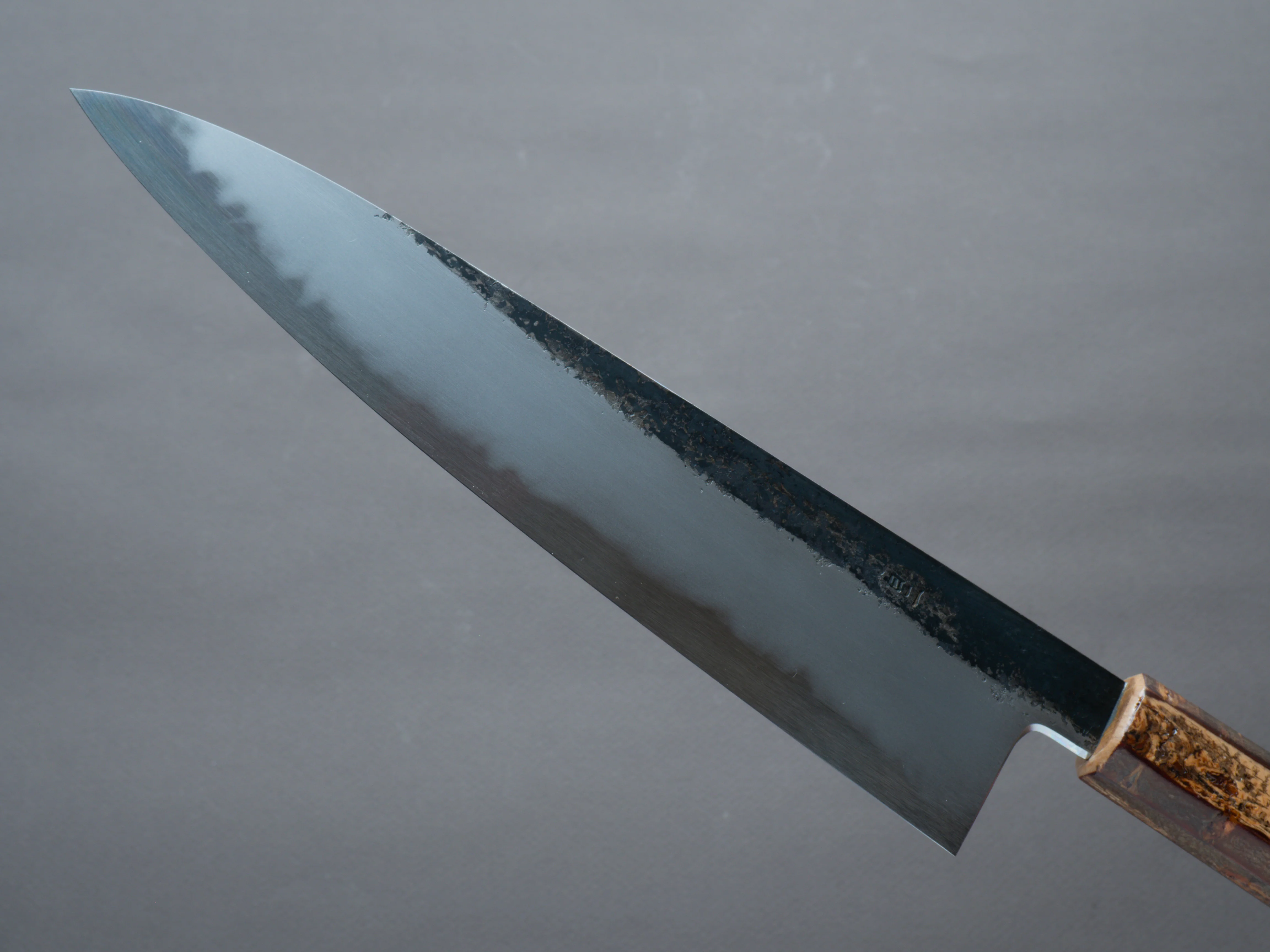 HADO - Sumi - White #2 - Kurouchi - Gyuto - 240mm - Cherry Bark Handle - Image 8
