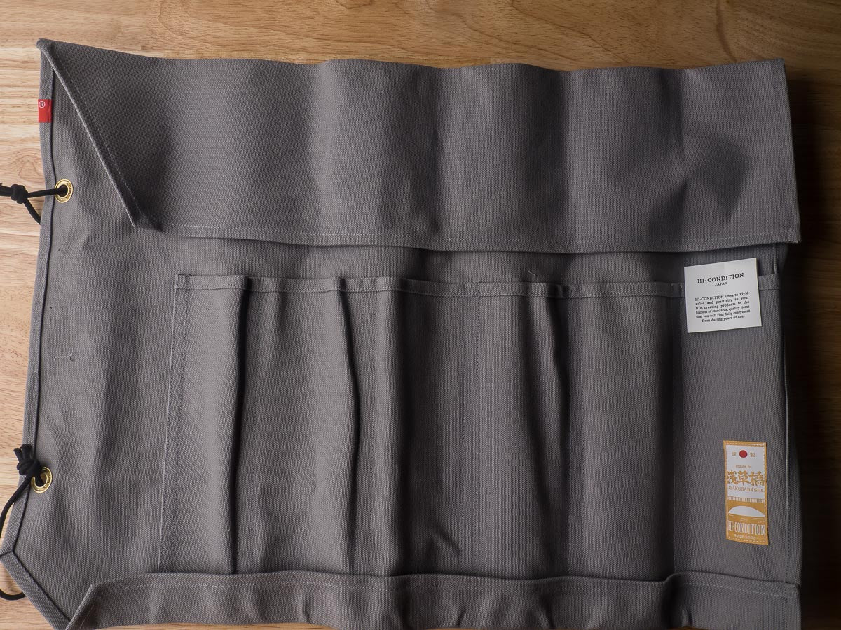 Hi-Condition - 6 Pocket Knife Roll - Hanpu Canvas - (multiple colors available) - Image 2
