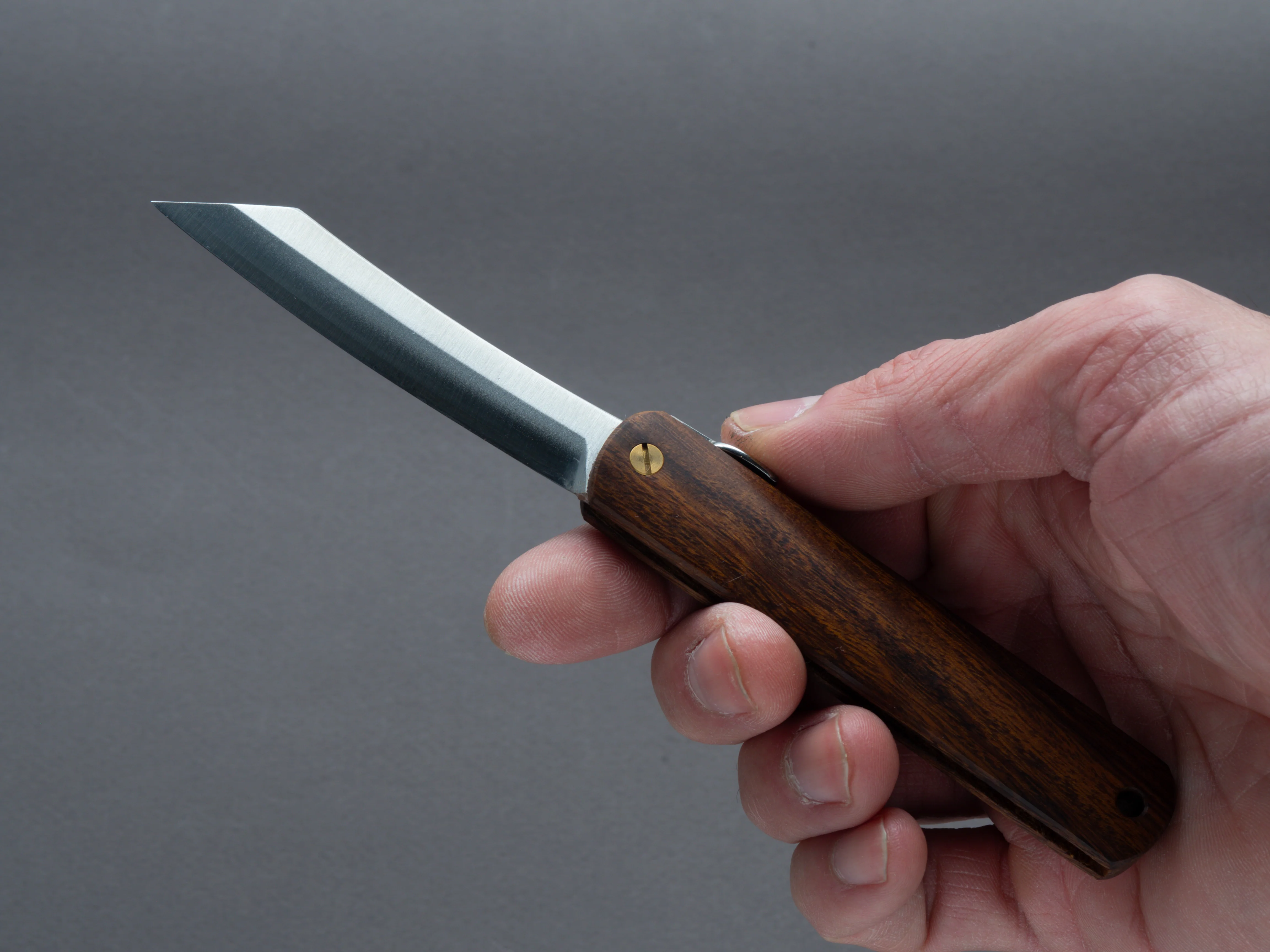 Higonokami - Folding Knife - Friction Folder - VG10 - 70mm - Ironwood Handle - Image 3
