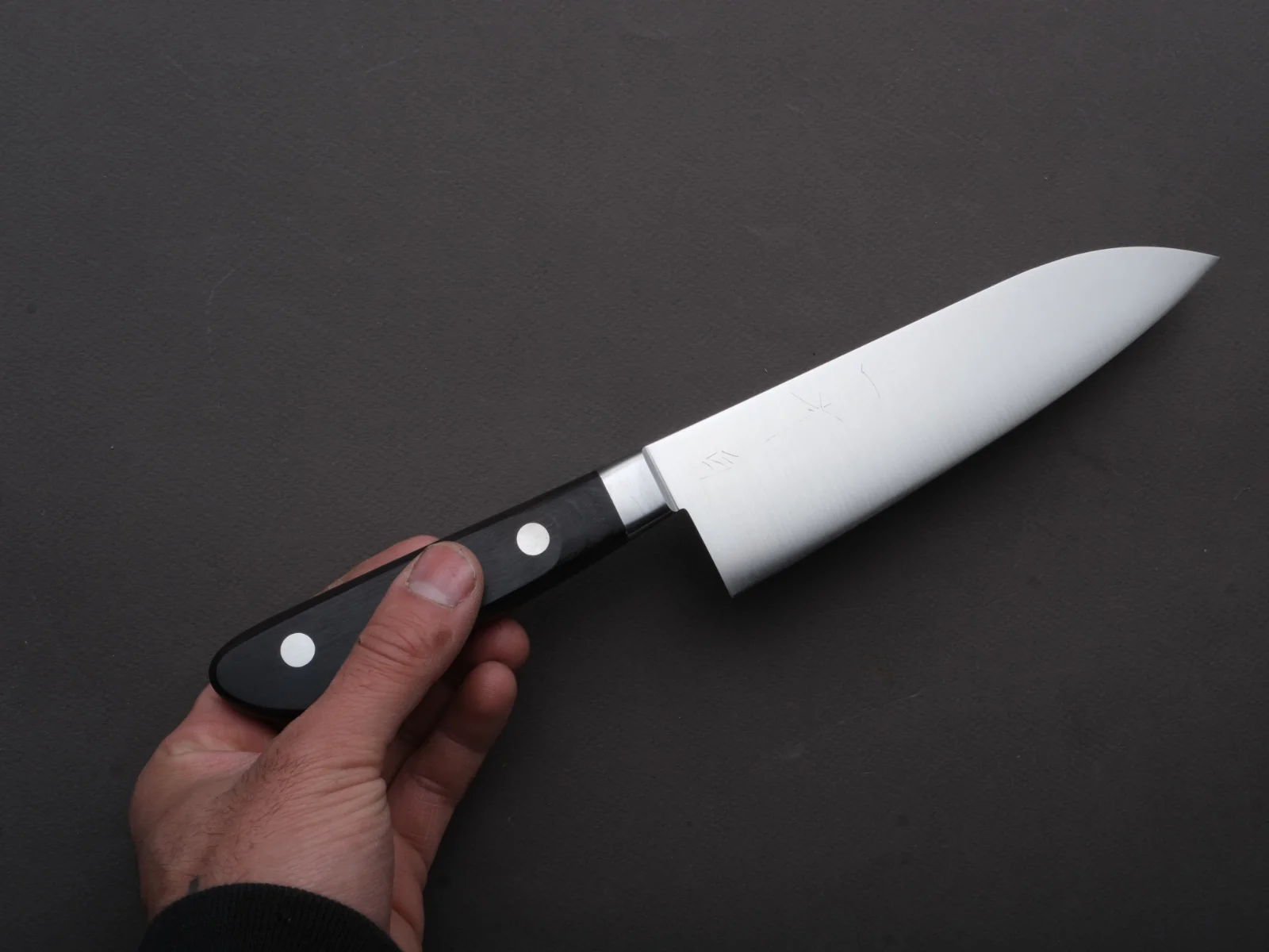 Hitohira - AH - Hagane - Santoku - 165mm - Pakka Handle - Image 3