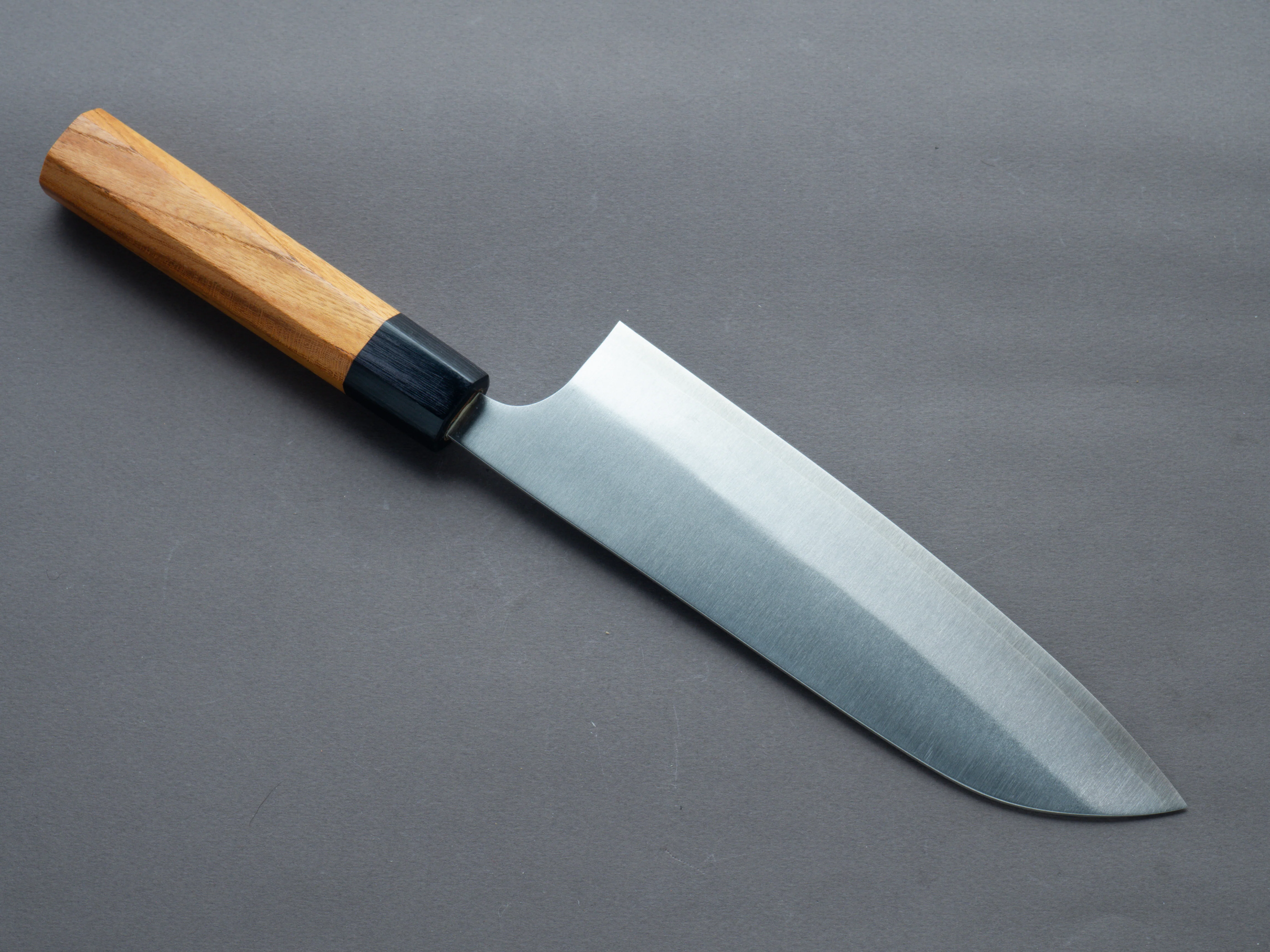 Hitohira - Echizen - SG2 - Santoku - 180mm - Keyaki Zelkova Handle - Image 2