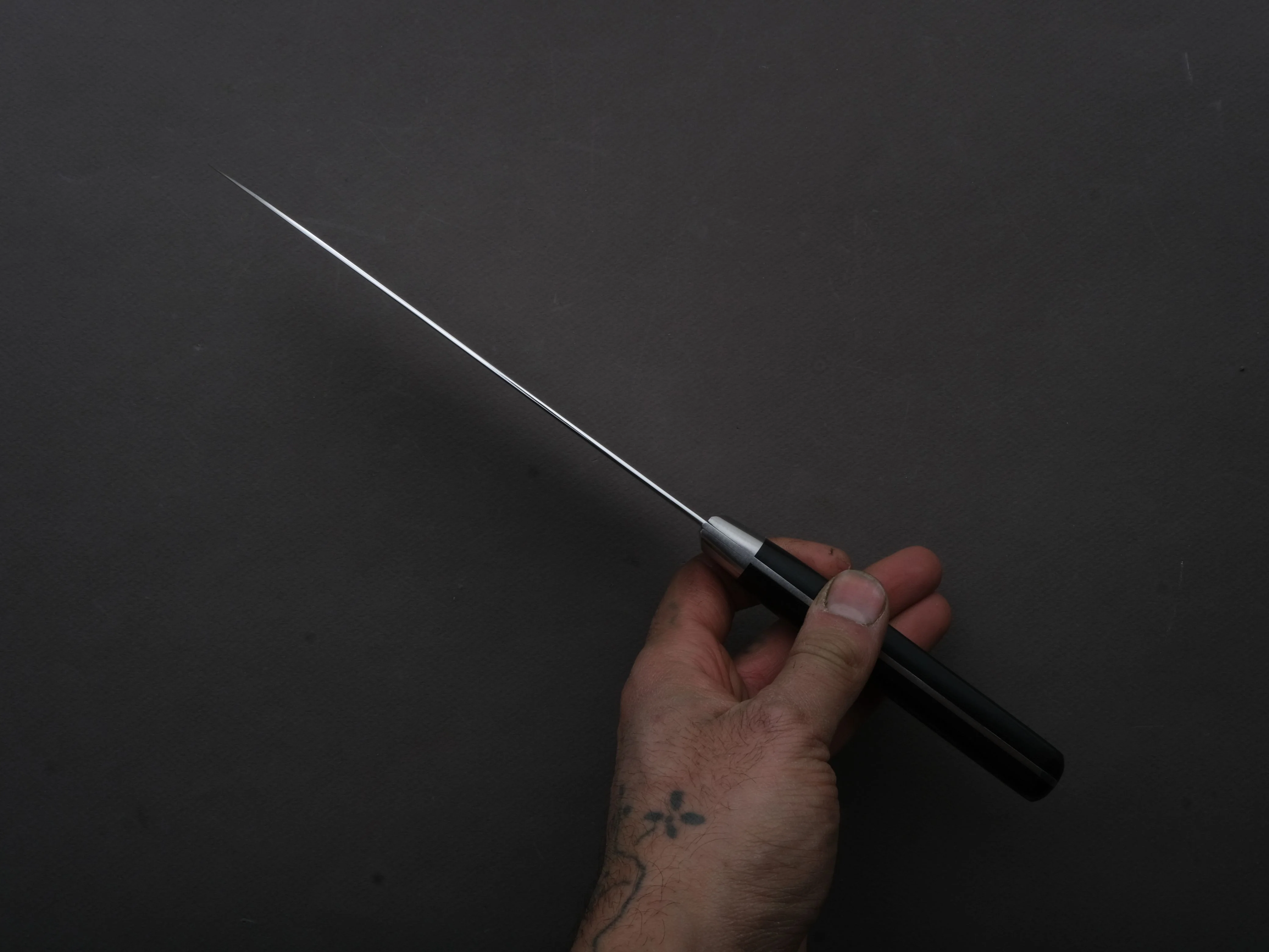 Hitohira - FJ - VG-10 - Santoku - 180mm - Pakka Western - Image 5
