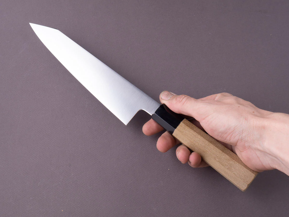 Hitohira - FJ - VG10 - Kiritsuke Gyuto - 210mm - Ho Wood Handle - Fine Edge - Image 6