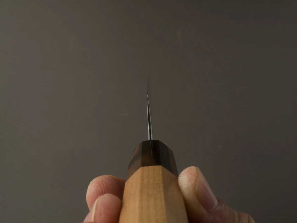 Hitohira - Futana - Ginsan - Migaki - Sujihiki - 240mm - Cherry Handle - Image 8
