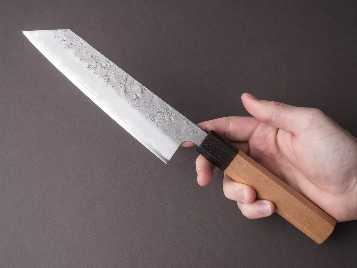 Hitohira - Futana - Ginsan - Nashiji - Bunka - 170mm - Cherry Handle - Image 6