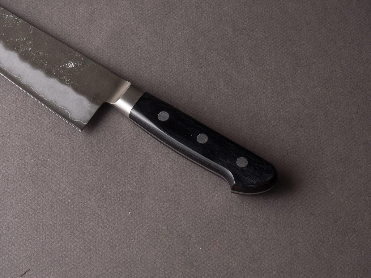 Hitohira - Futana - Ginsan - Nashiji - Santoku - 180mm - Western Handle - Image 6