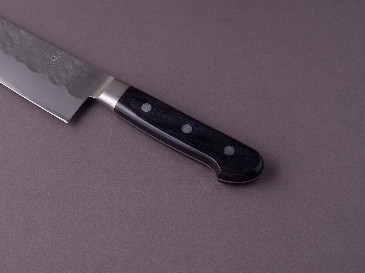 Hitohira - Futana - Ginsan - Nashiji - Gyuto - 240mm - Western Handle - Image 5