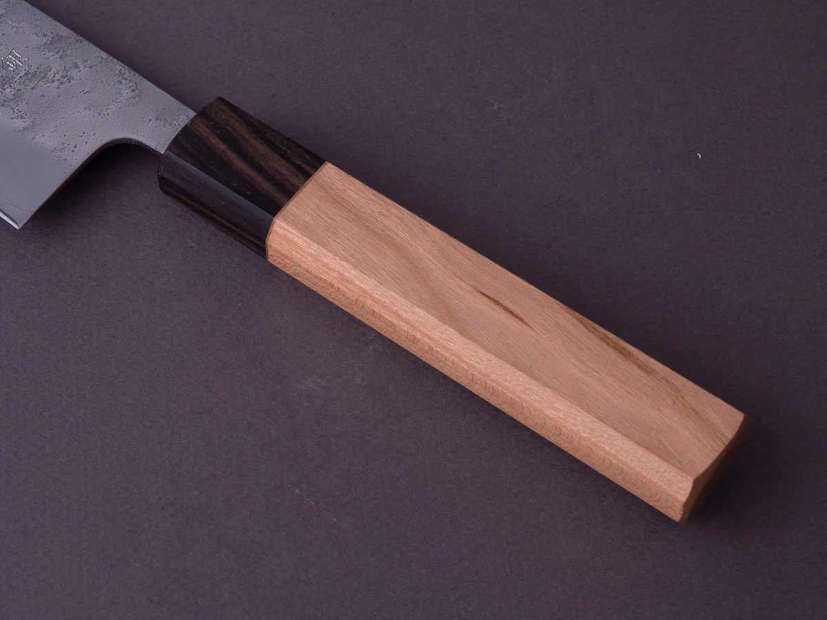 Hitohira - Futana - Ginsan - Nashiji - Santoku - 170mm - Cherry Handle - Image 10