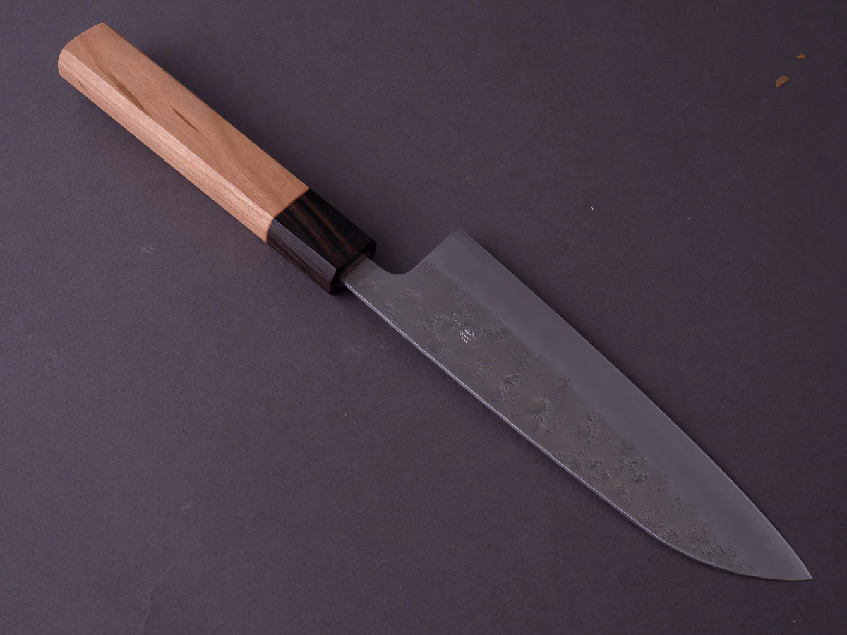 Hitohira - Futana - Ginsan - Nashiji - Santoku - 170mm - Cherry Handle - Image 7