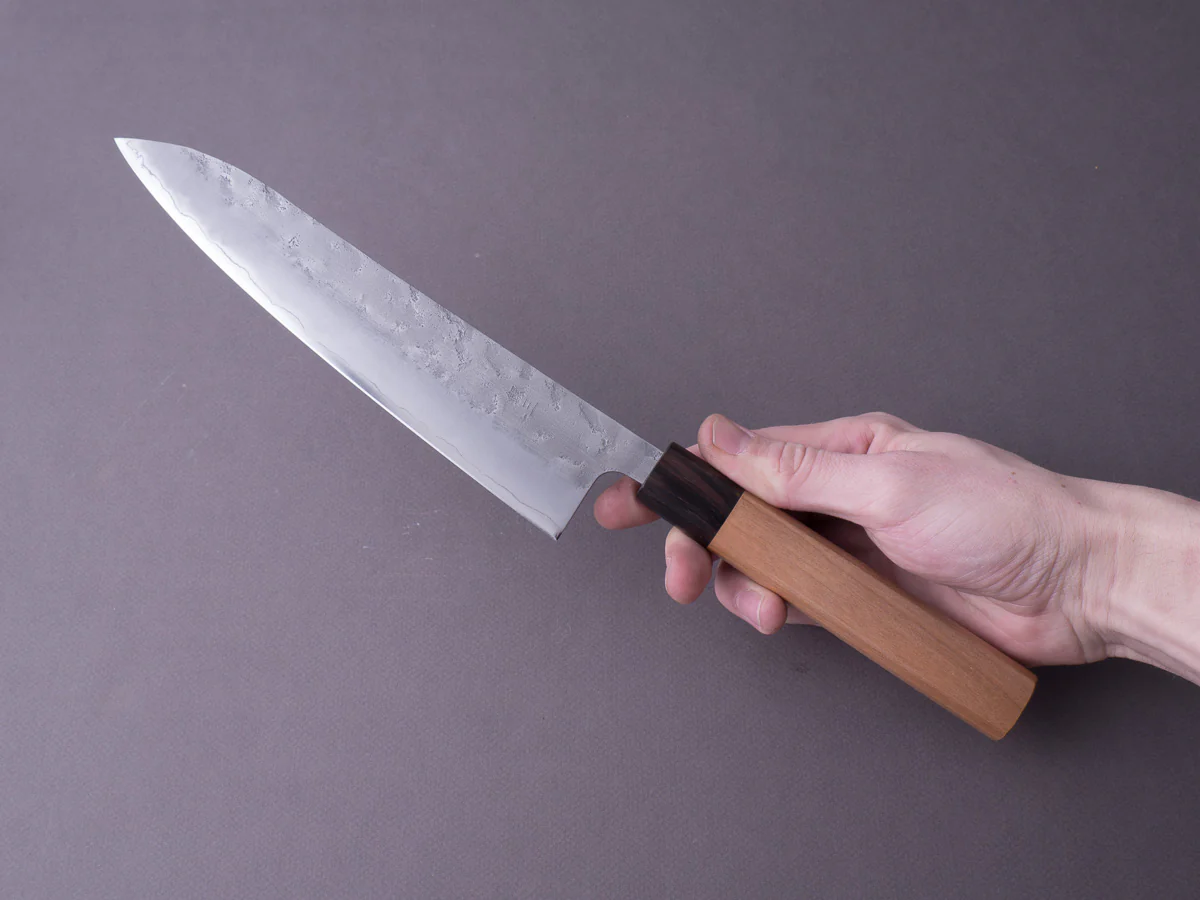 Hitohira - Futana - Ginsan - Nashiji - Gyuto - 210mm - Cherry Handle - Image 3