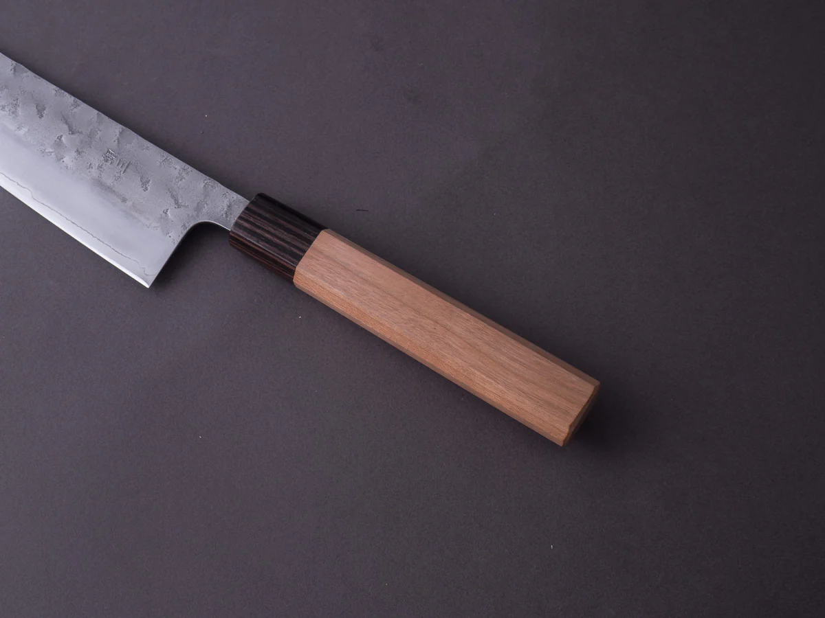Hitohira - Futana - Ginsan - Nashiji - Gyuto - 240mm - Cherry Handle - Image 6