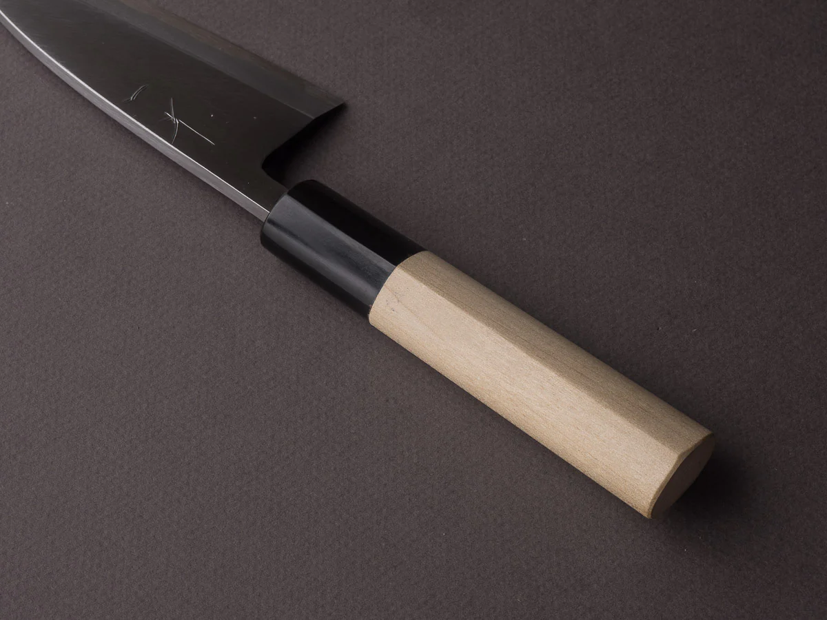 Hitohira - Gorobei - Blue #2 - 120mm Deba - Ho Wood Handle - Image 4