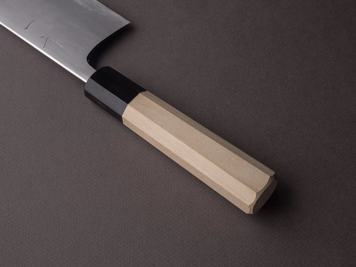 Hitohira - Gorobei x Rikichi - White #2 Kasumi - 165mm Nakiri - Ho Wood Handle - Image 4