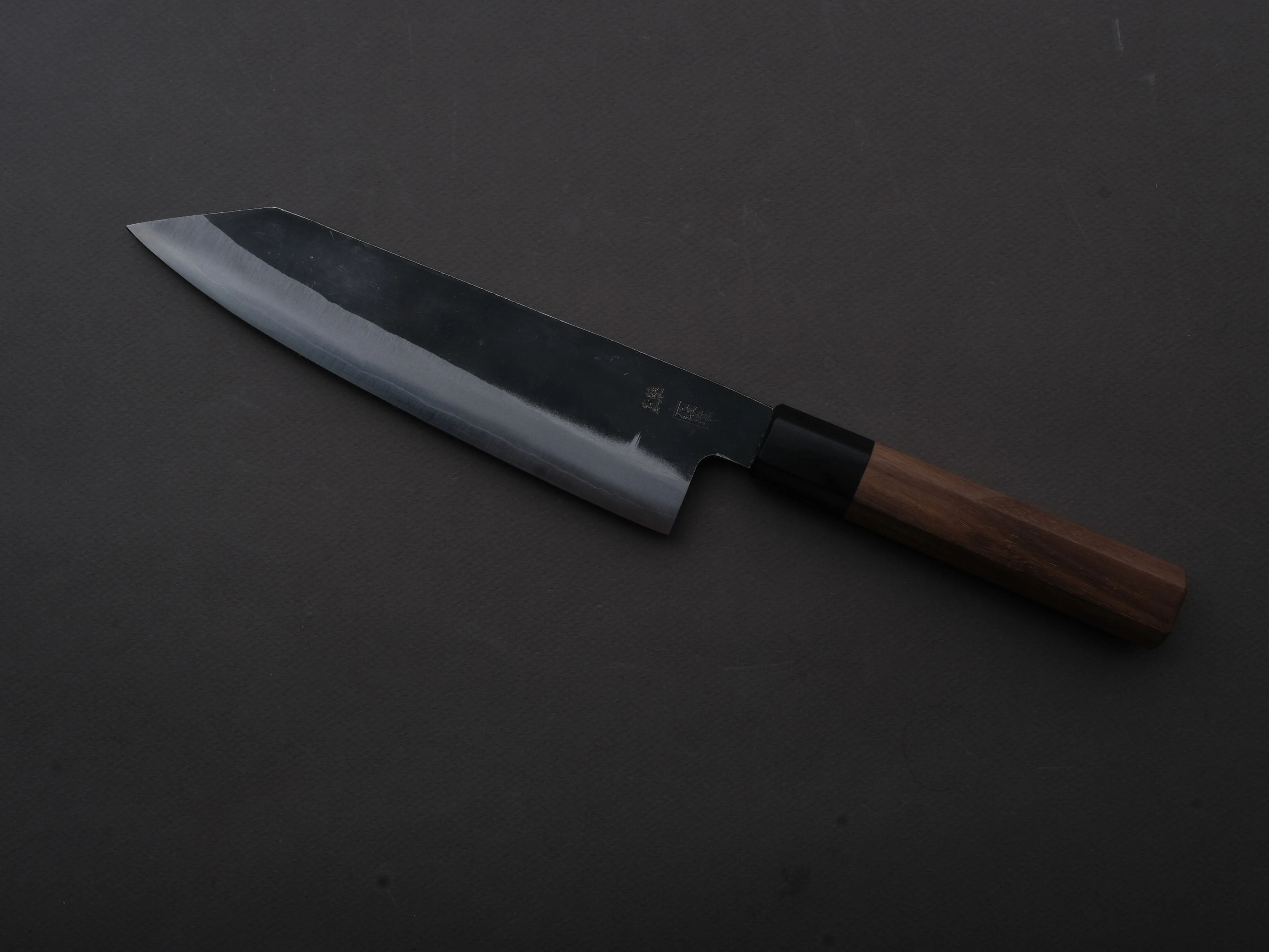 Hitohira - Harima - Blue Super Stainless Clad - Bunka - 180mm - Walnut Handle - Image 2