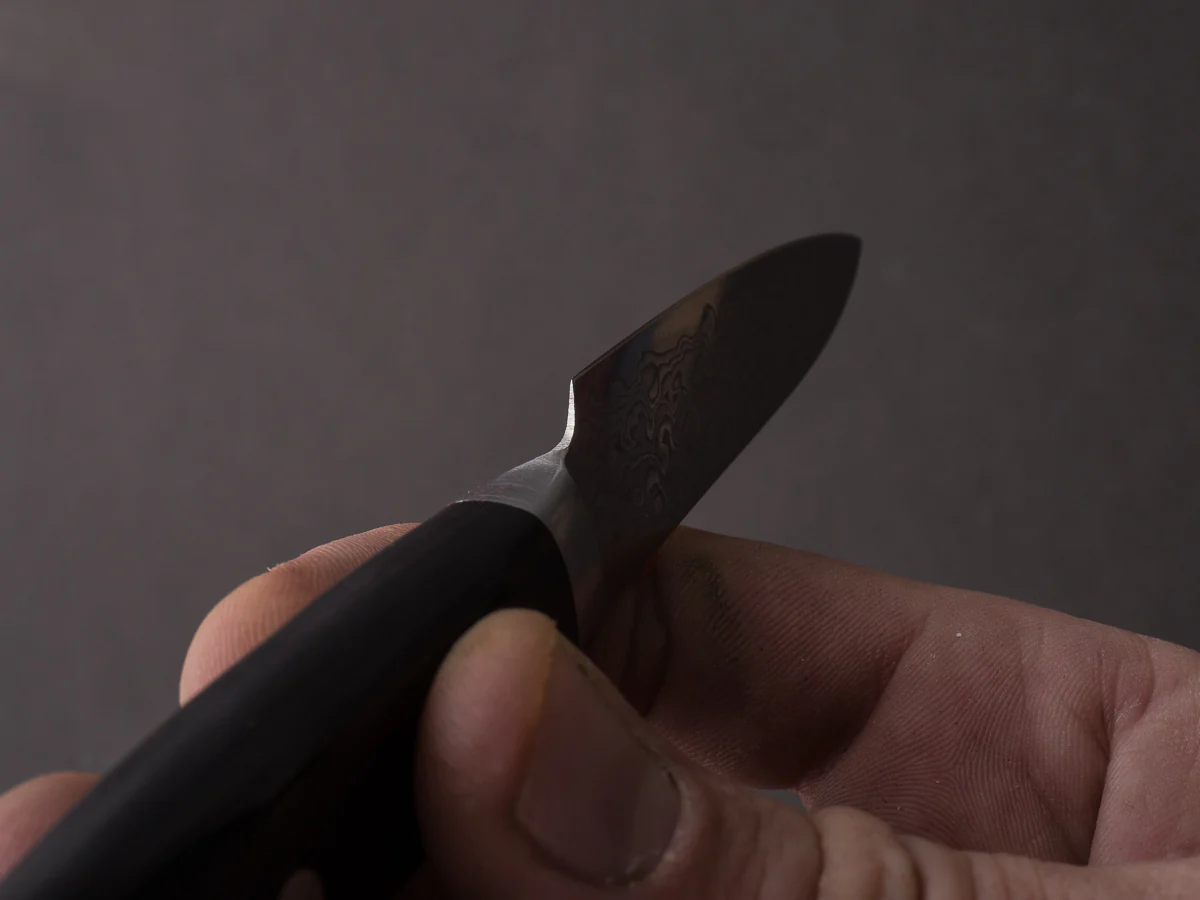 Hitohira - HG - Damascus - 80mm Paring Knife - Western Handle - Image 7
