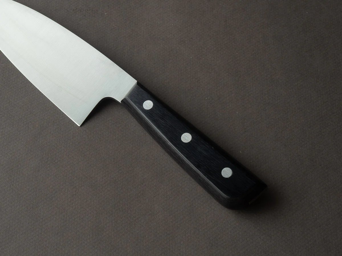 Hitohira - Hiragana - Deba - 150mm - Pakka Handle - No Bolster - Image 4