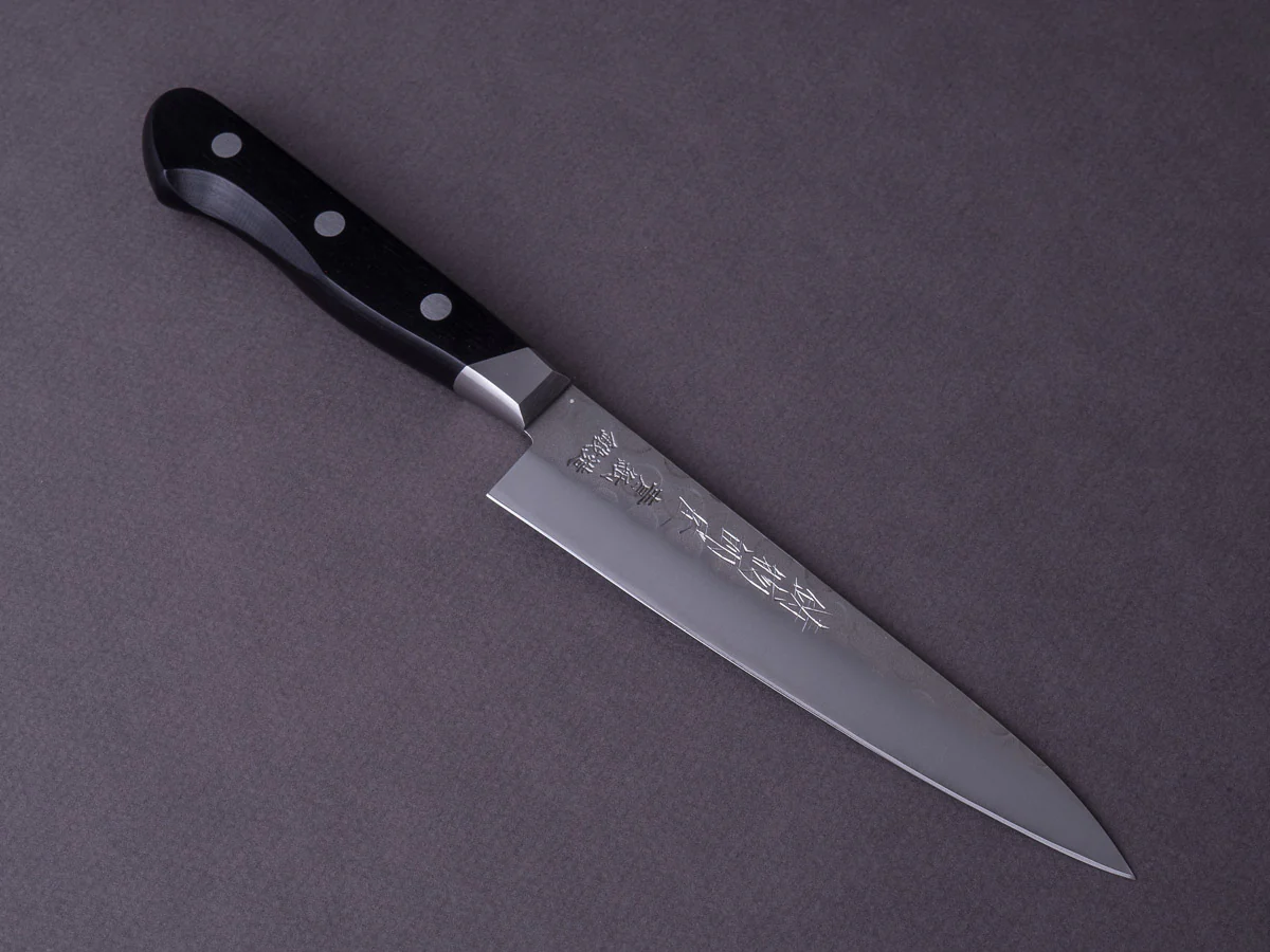 Hitohira - Imojiya Kuma - Blue #2 - Nashiji/Tsuchime - Petty - 135mm - Western Handle