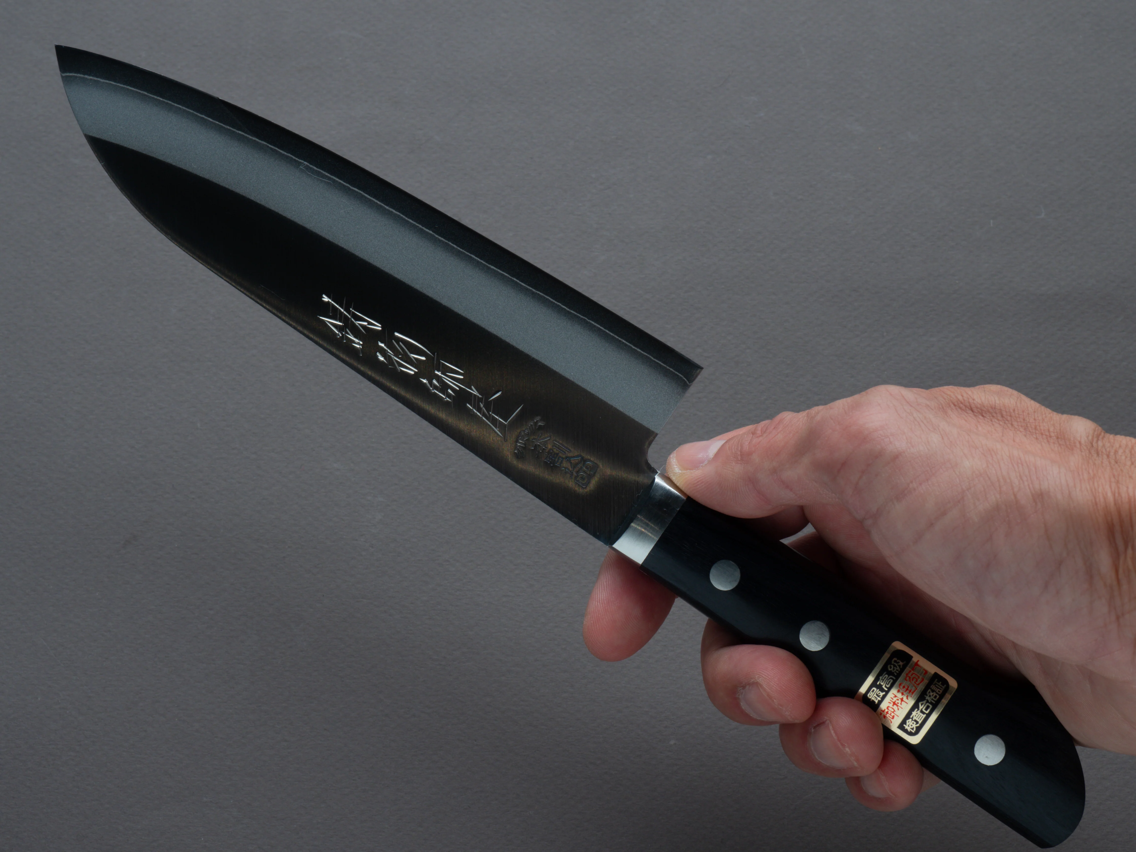 Hitohira - Imojiya MZ - Chromax - Santoku - 165mm - Pakka Western - Image 7