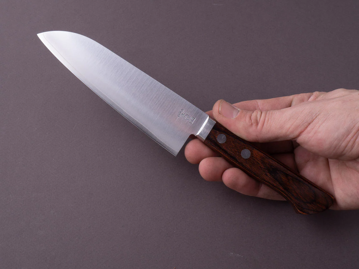 Hitohira - Imojiya MZ - VG-1 - Santoku - 145mm - Western Handle (2 Pin) - Image 6