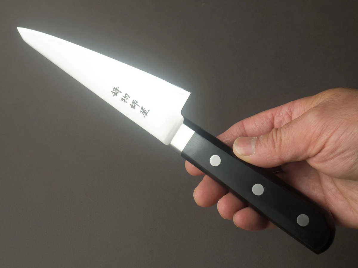 Hitohira - Imojiya TH - Carbon - Honesuki Kaku 135mm - Pakka Handle - Image 5