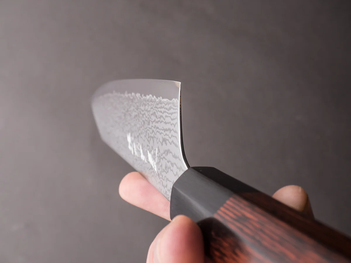 Hitohira - Imojiya TH - VG10 - Damascus - Bunka - 180mm - Wa Handle - Image 10