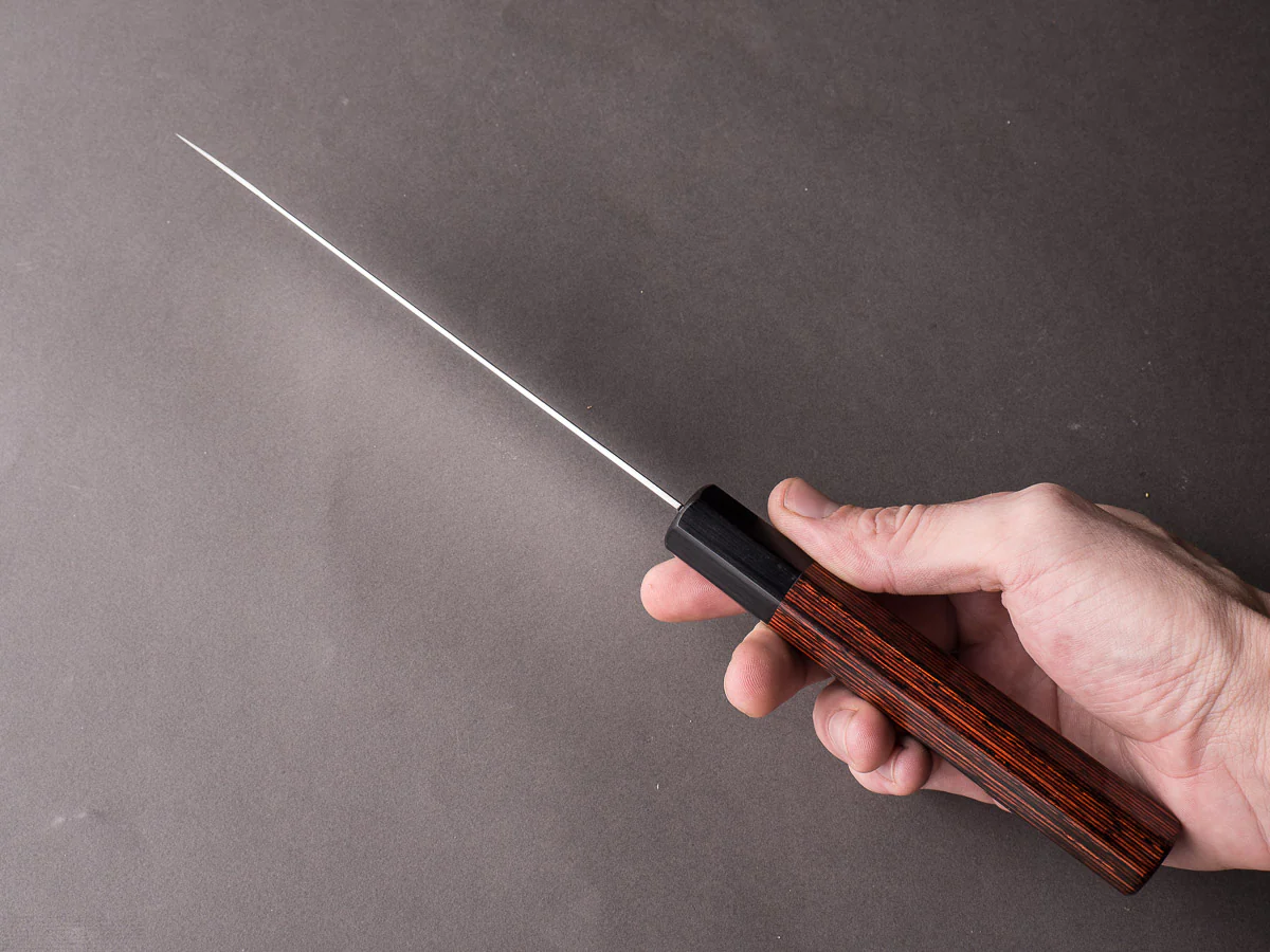 Hitohira - Imojiya TH - VG10 - Damascus - Bunka - 180mm - Wa Handle - Image 9