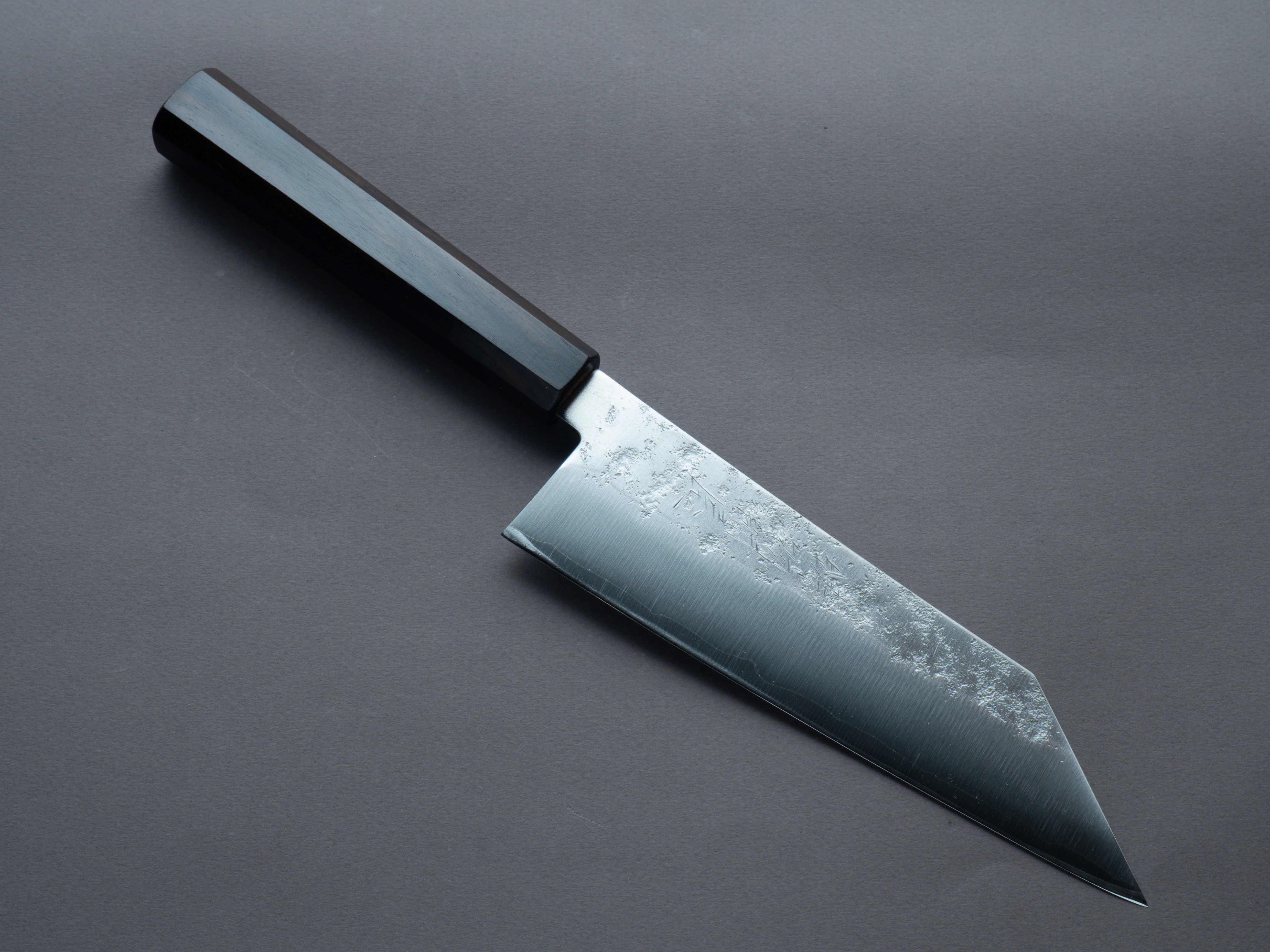 Hitohira - Imojiya TH - Silver #3 - Nashiji - Bunka - Mono Ebony Handle