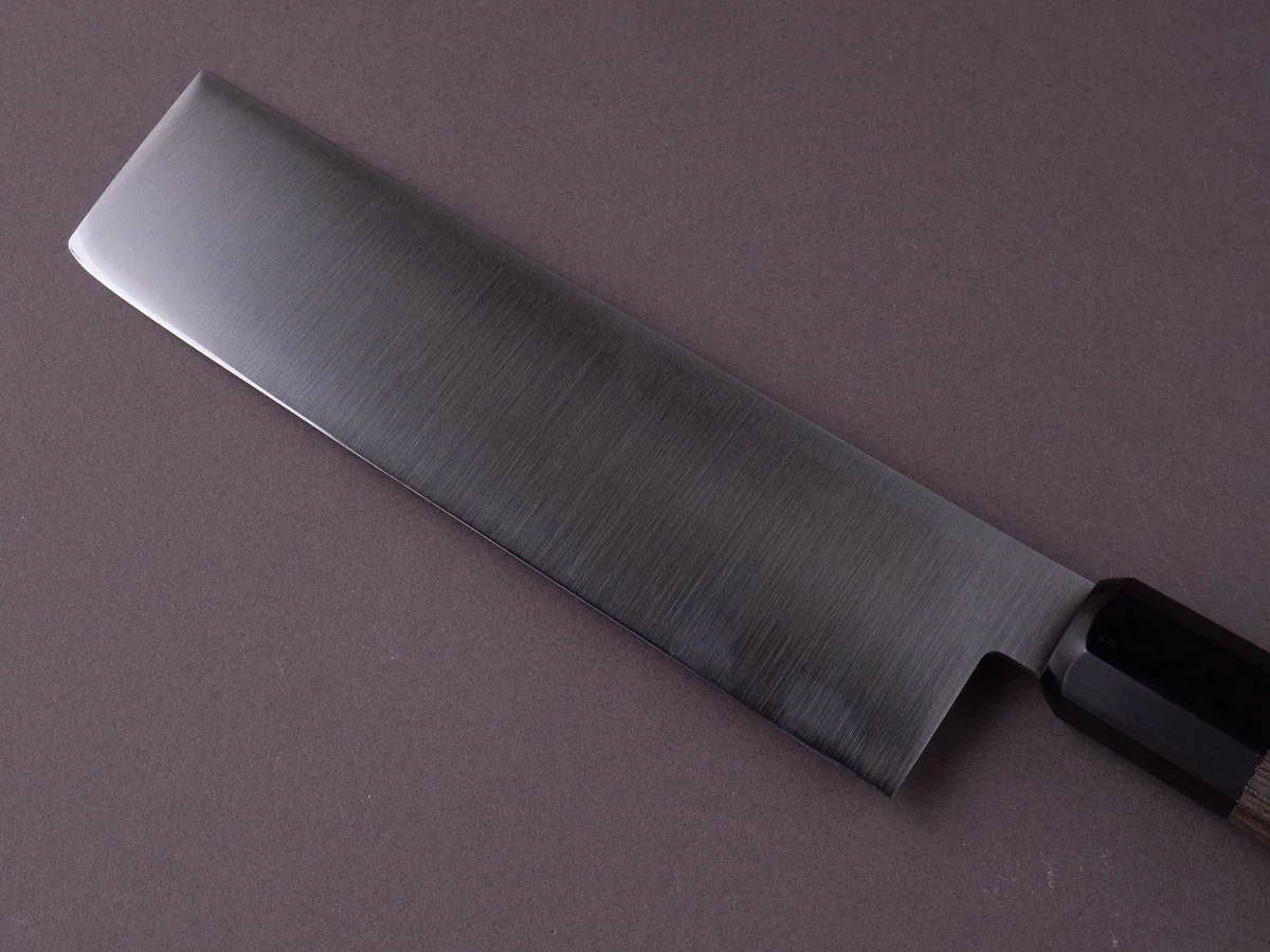 Hitohira - Imojiya TH - Stainless - 175mm Nakiri - Grey Handle - Image 5