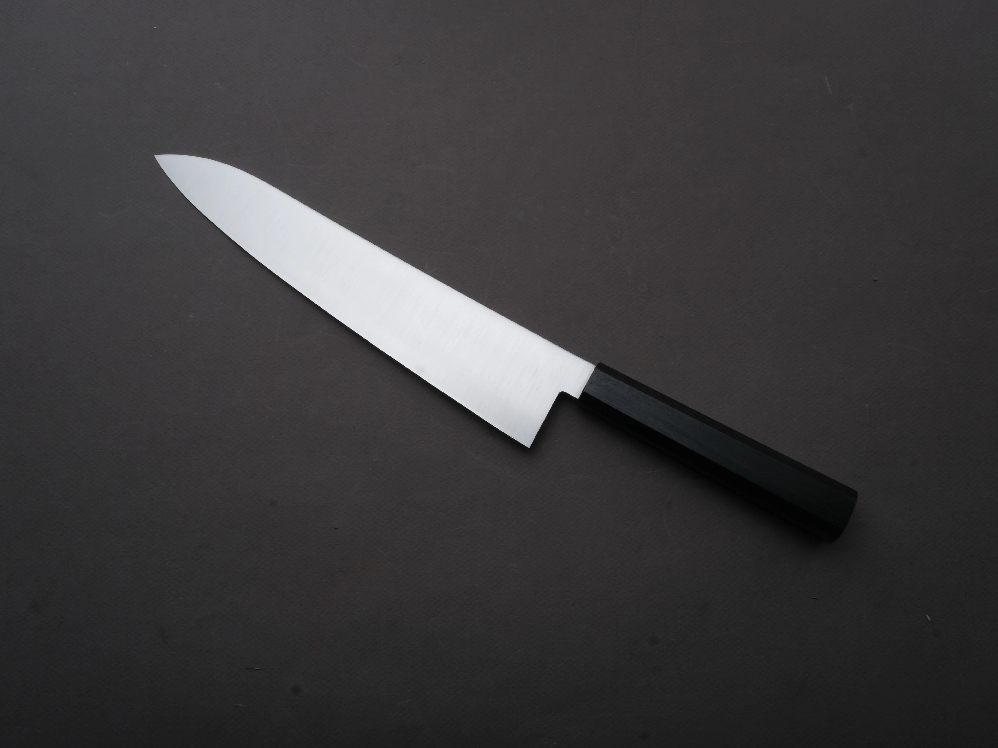 Hitohira - Imojiya TH - Stainless - Gyuto - 240mm - Ebony Handle - Image 2