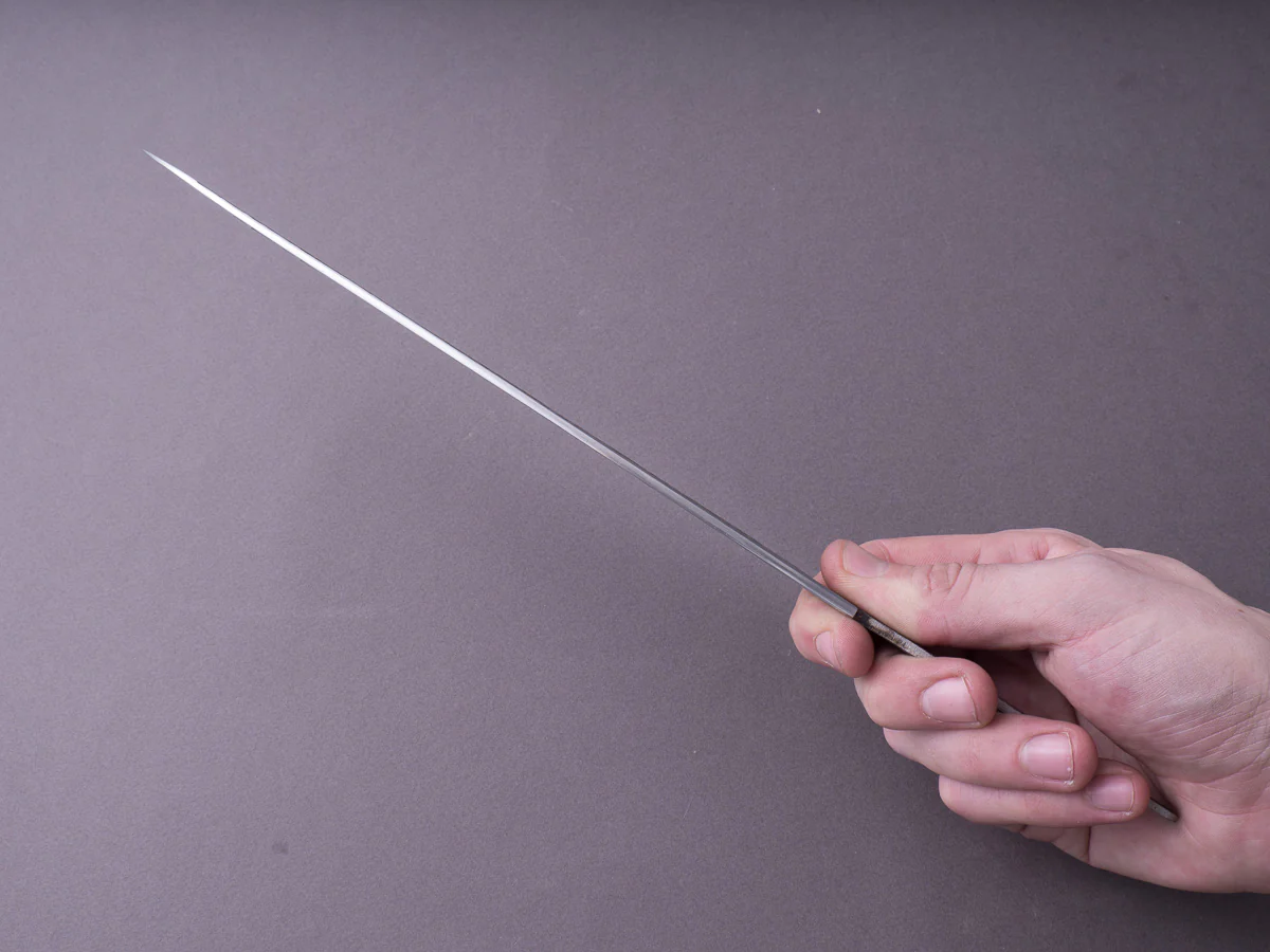 Hitohira - Kikuchiyo x Kyuzo - Ginsan - Amime - 240mm Gyuto - No Handle - Image 9