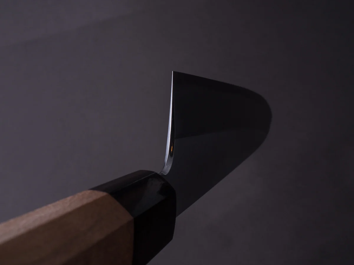 Hitohira - Kikuchiyo x Kyuzo - White #2 - Migaki - 240mm Gyuto - Cherry Handle - Image 10