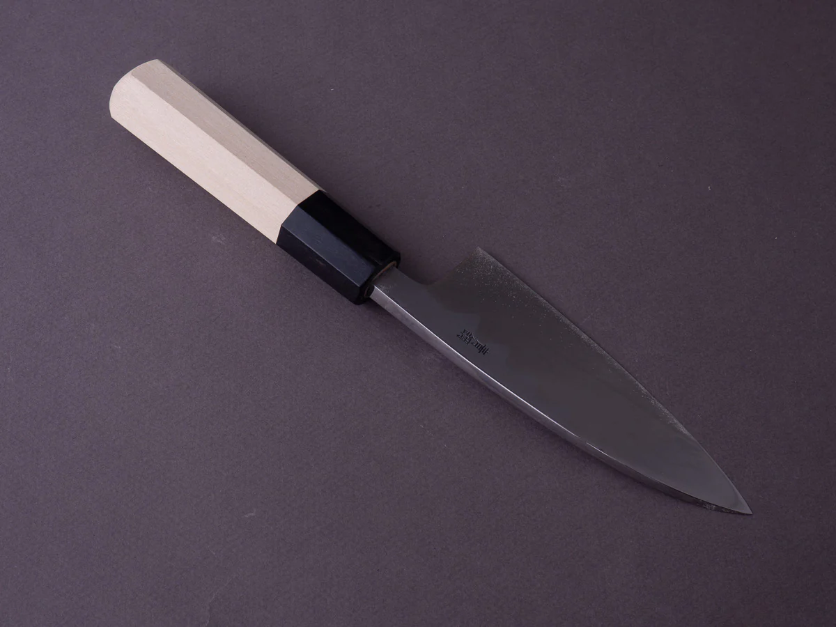 Hitohira - Kikuchiyo x Manzo - Blue #2 - 120mm Deba - Ho Wood Handle - Image 5