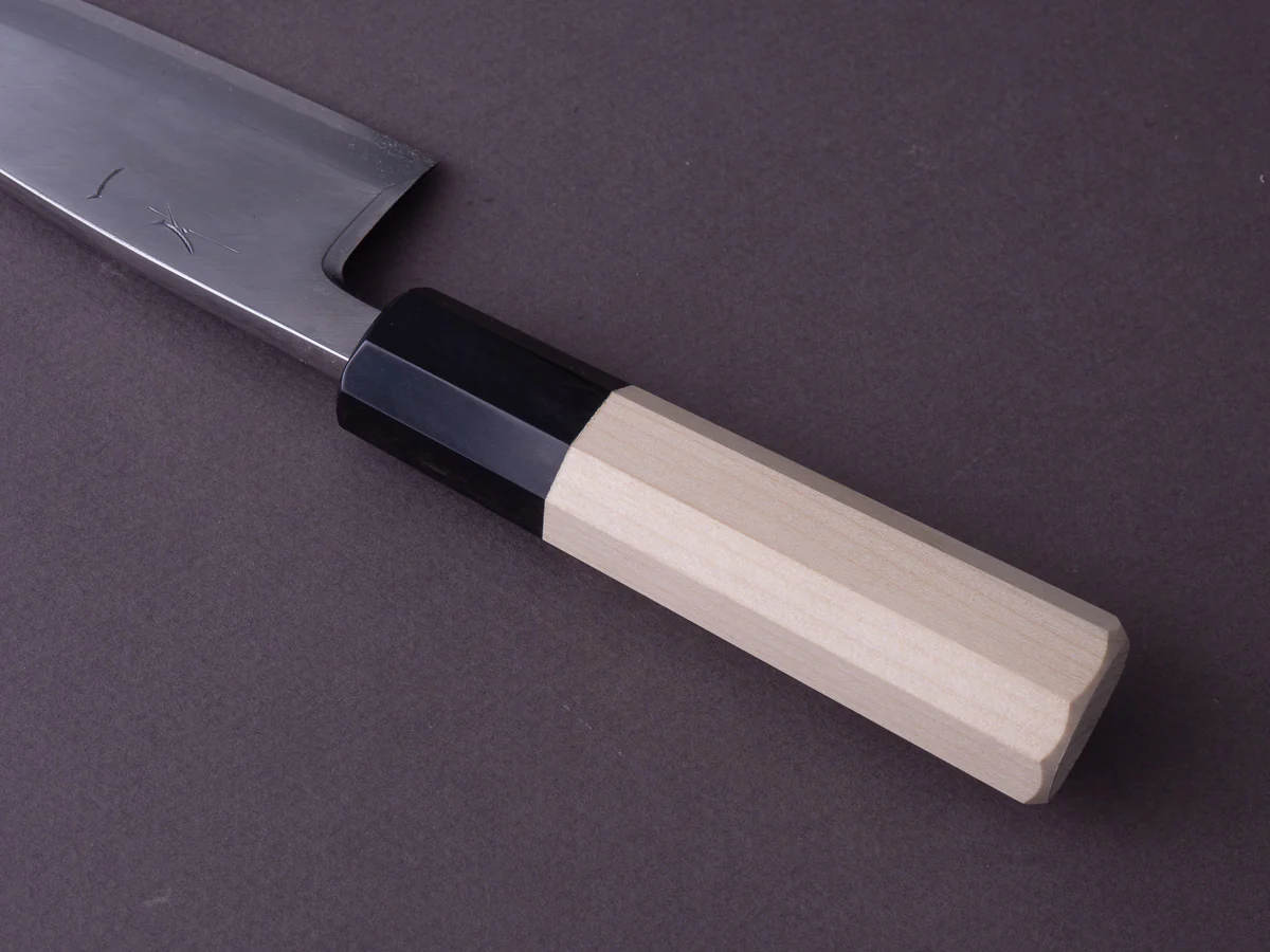 Hitohira - Kikuchiyo x Manzo - Blue #2 - 120mm Deba - Ho Wood Handle - Image 8