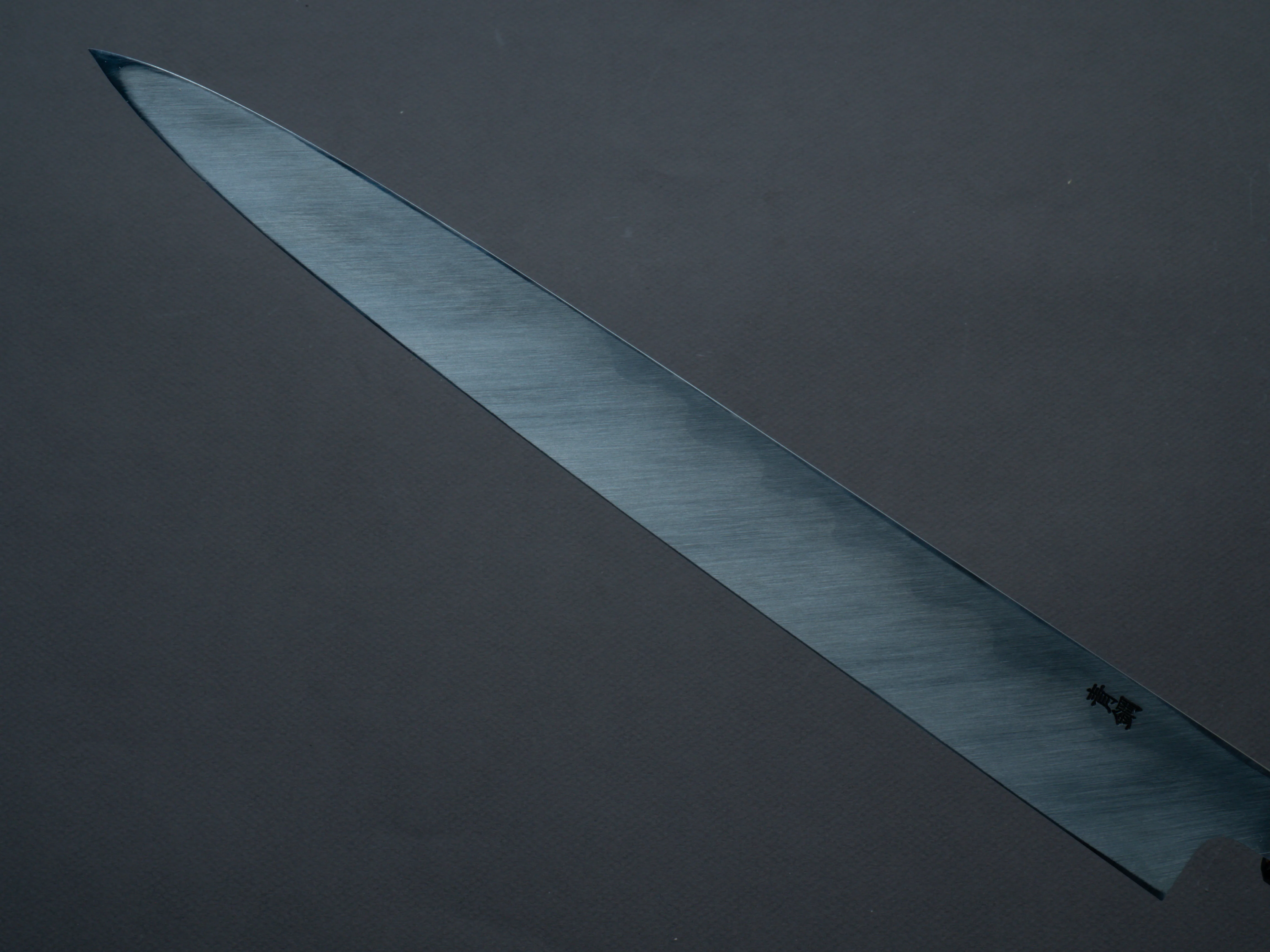 Hitohira - Kikuchiyo x Manzo - Blue #2 - Yanagiba - 300mm - Magnolia Handle - Saya - Image 3