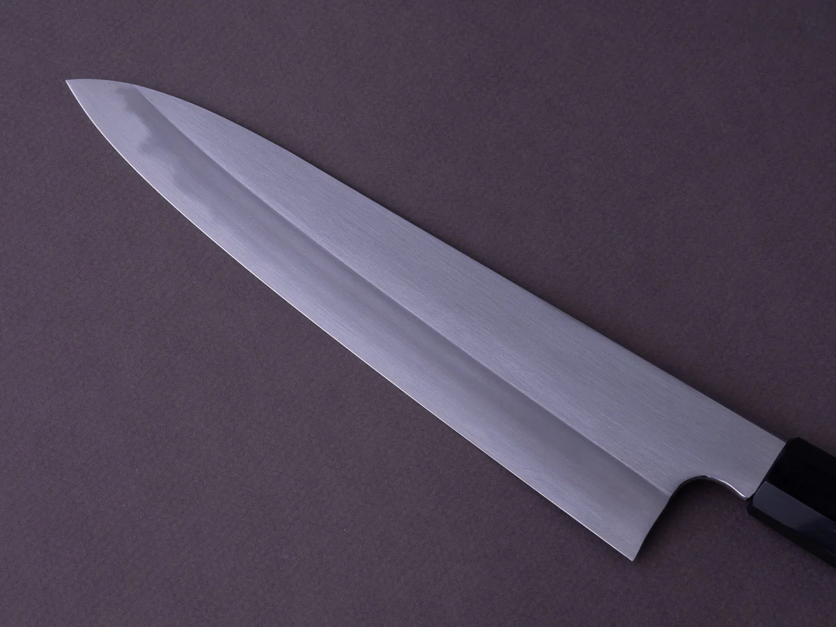 Hitohira - Kikuchiyo x Ren - White #2 - 210mm Gyuto - Ho Wood Handle - Image 4