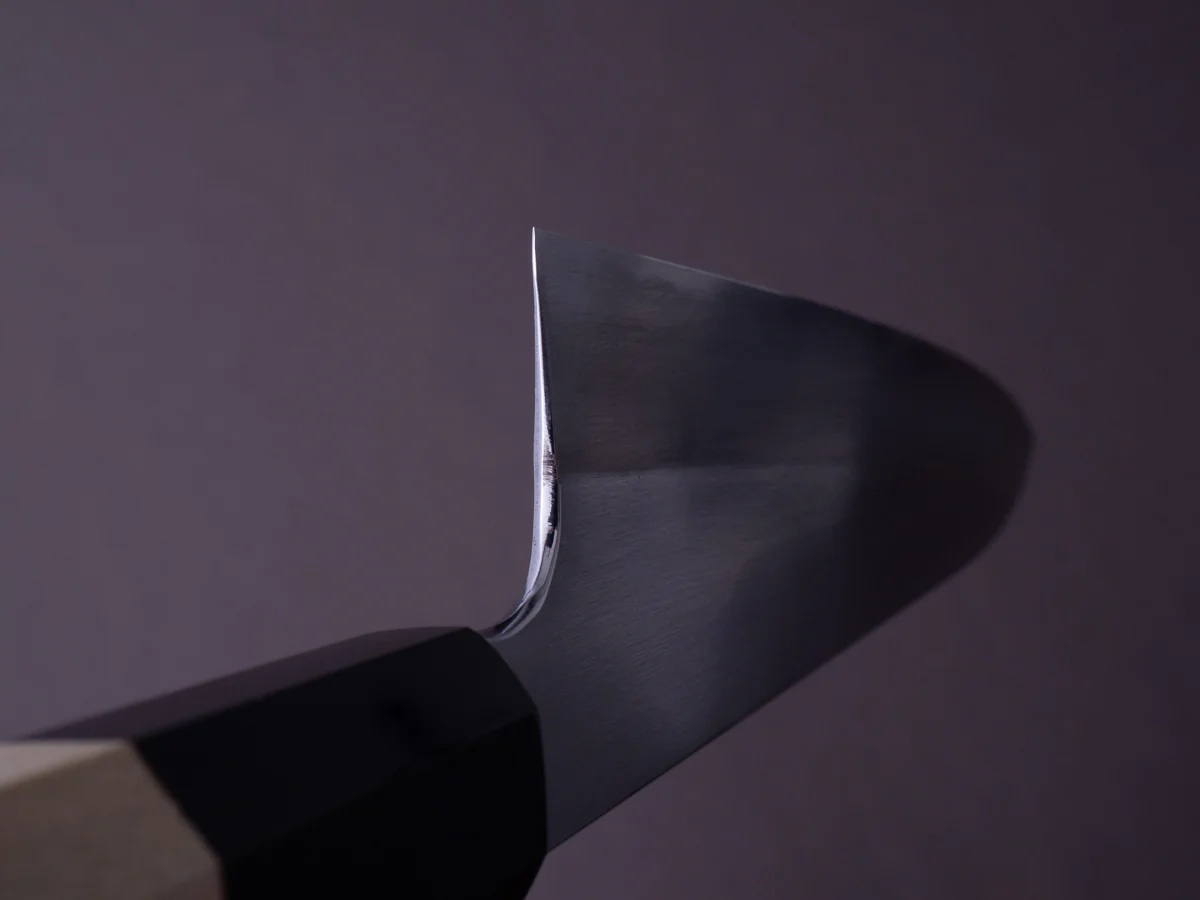 Hitohira - Kikuchiyo x Ren - White #2 - 210mm Gyuto - Ho Wood Handle - Image 9