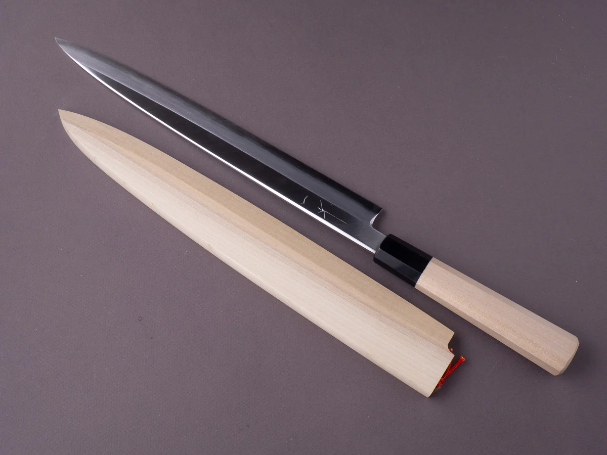 Hitohira - Kikuchiyo x Rikichi - Silver #3 - 300mm Yanagiba - Magnolia Handle
