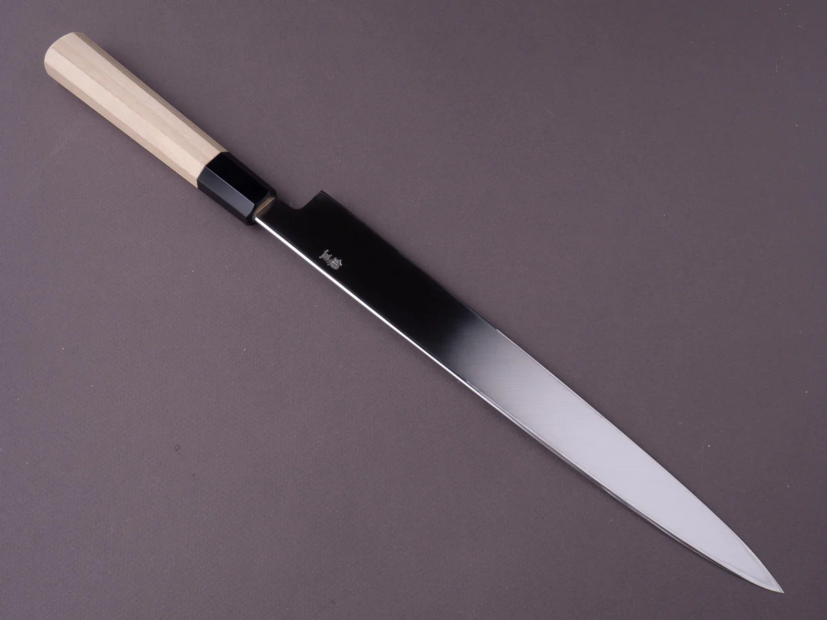 Hitohira - Kikuchiyo x Rikichi - Silver #3 - 300mm Yanagiba - Magnolia Handle - Image 3